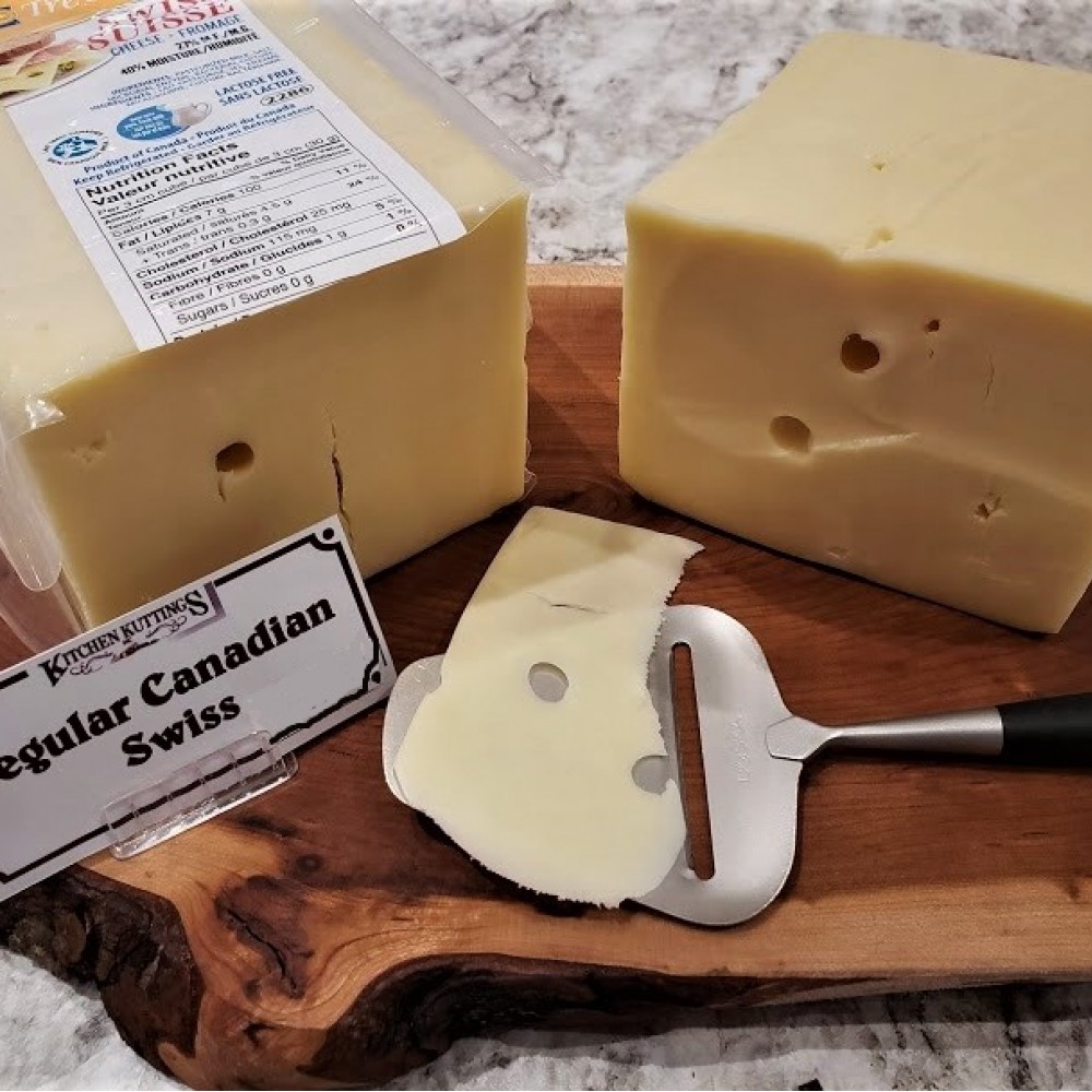 Fresh Cut Regular Swiss Cheese - per lb