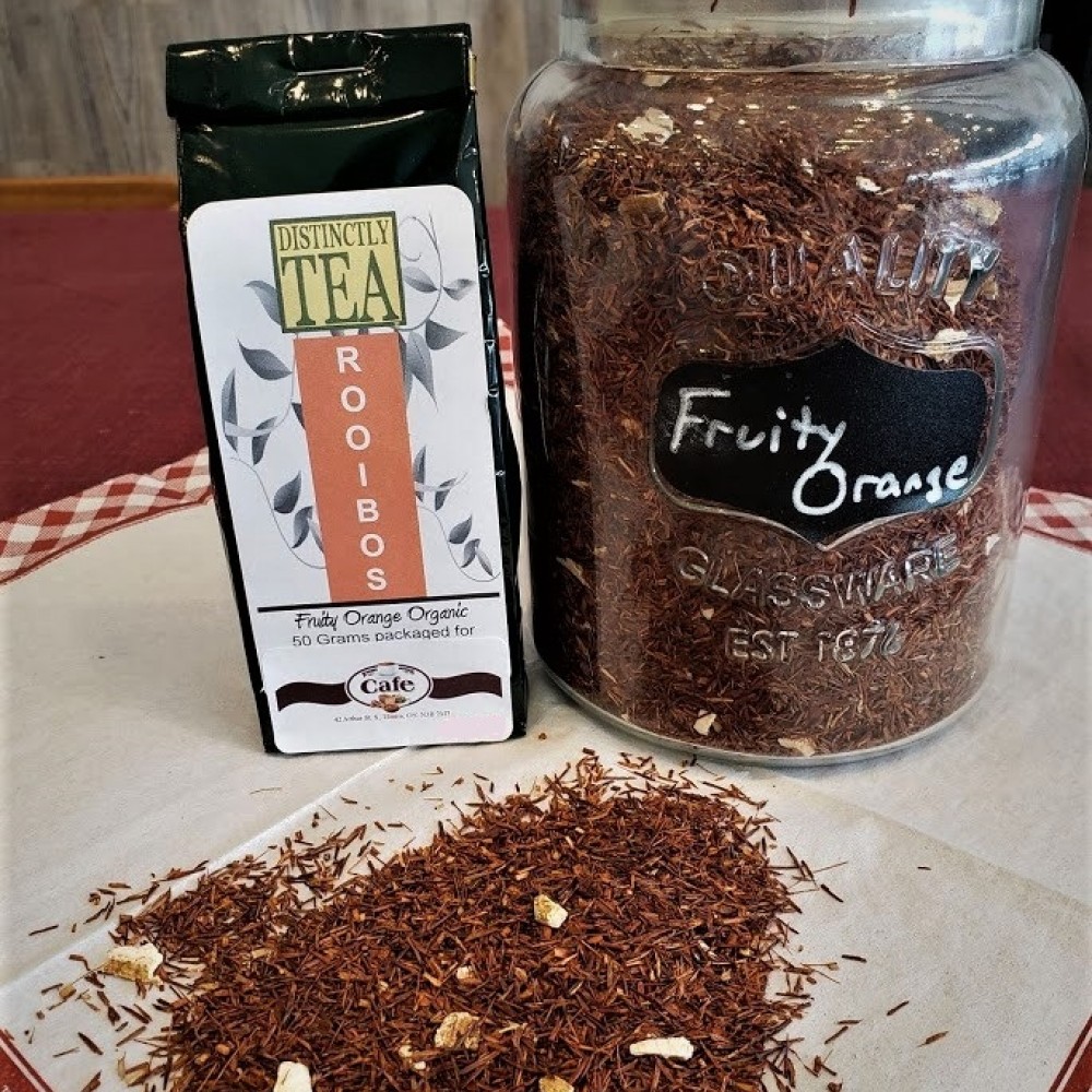 Fruity Orange Organic Rooibos Tea   No Caffeine