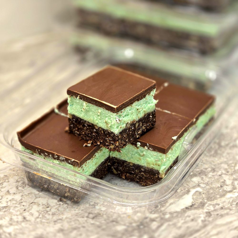 Mint Chocolate Nanaimo Bars - Box of 6