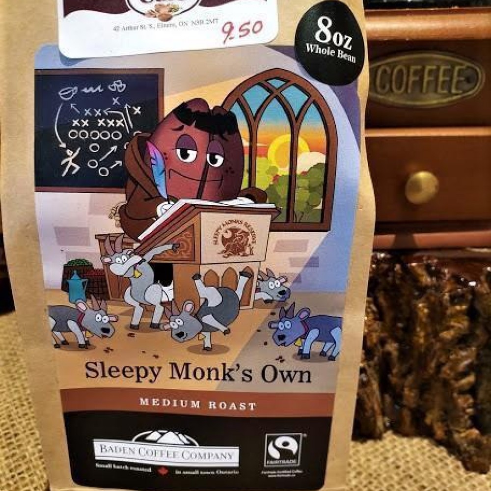 Locally Roasted Sleepy Monk's Own Baden Coffee Beans